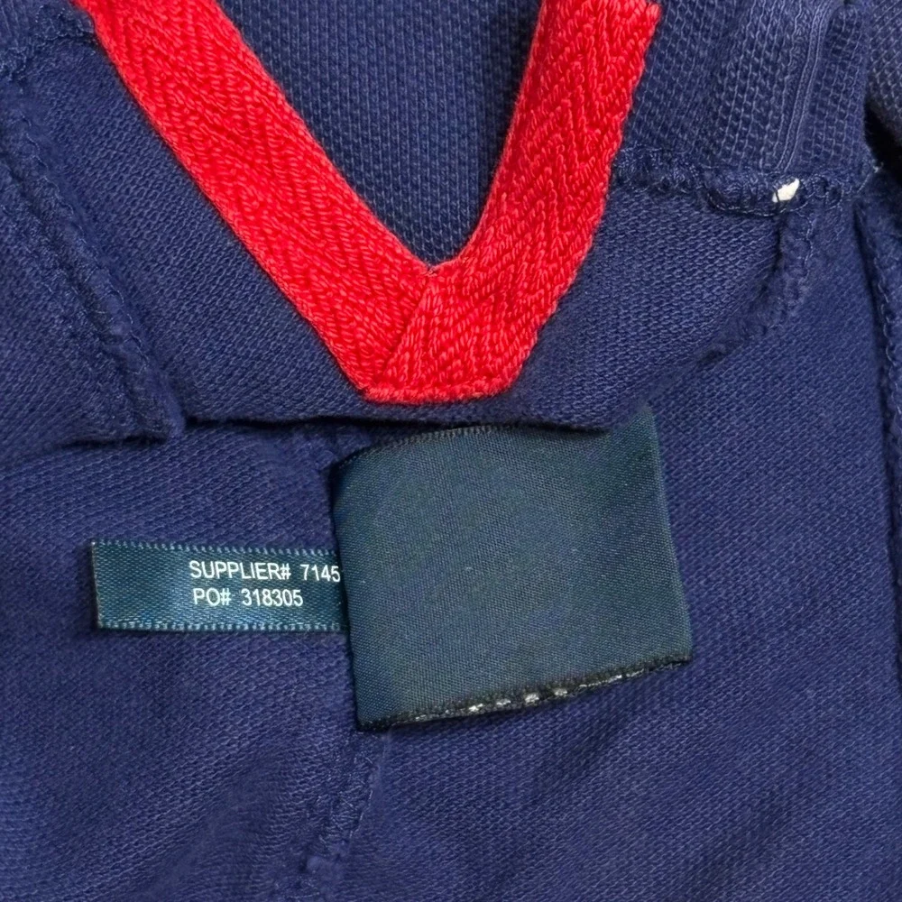 Ralph Lauren Polo Shirt Mens XL Slim RL1 Team Racing France Big Pony 2011 Crest